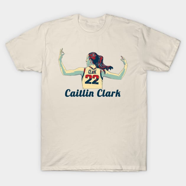 Caitlin Clark Retro T-Shirt by clownescape